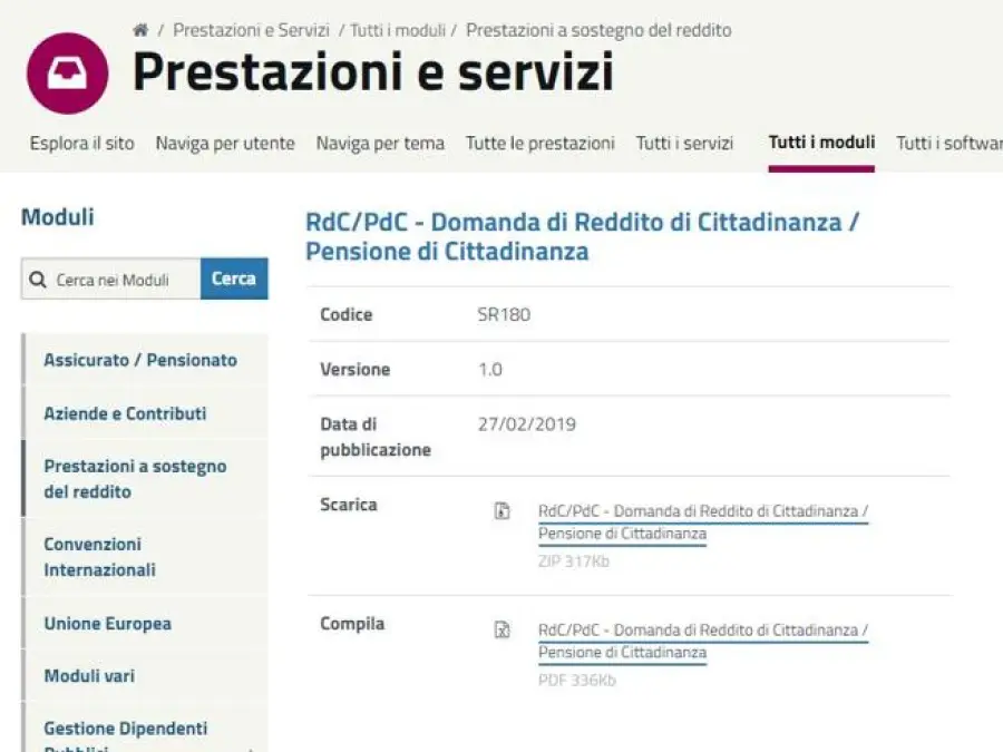 Reddito di cittadinanza: come compilare il modulo per ottenere il sussidio